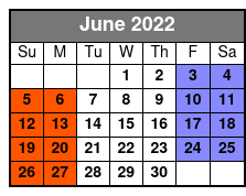 The Sons of Britches June Schedule