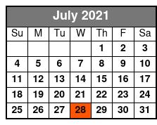 Hank Williams Revisited July Schedule
