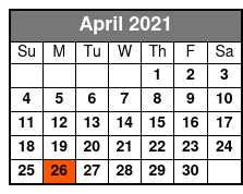 Rick McEwin's BIG Show April Schedule