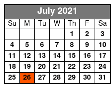 Rick McEwin's BIG Show July Schedule