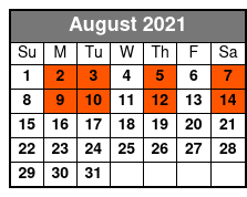 Neil Diamond Gold August Schedule