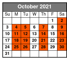 Neil Diamond Gold October Schedule
