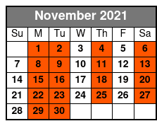 Neil Diamond Christmas November Schedule