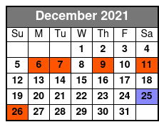 Neil Diamond Christmas December Schedule