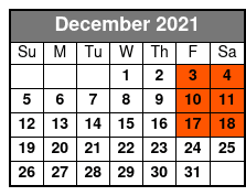 Smoke on the Mountain Christmas Show December Schedule