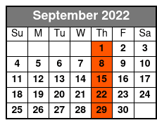 New South Gospel September Schedule