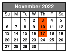 New South Gospel November Schedule