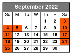 Amazing Pets September Schedule