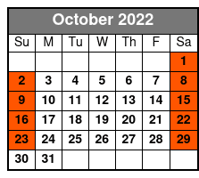 Amazing Pets October Schedule