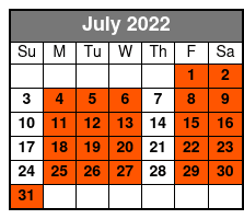 Comedy Jamboree July Schedule