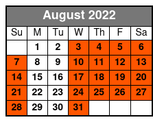 Motown Downtown a Tribute August Schedule