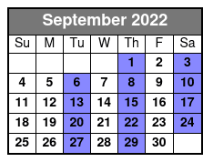 Patsy To Patsy September Schedule