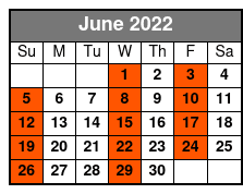 Dean Martin & More Tribute June Schedule