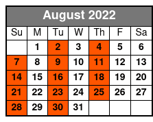 C.J. Newsom's Classic Country and Comedy August Schedule