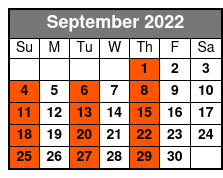 C.J. Newsom's Classic Country and Comedy September Schedule