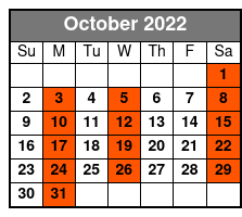 America's Top Country Hits October Schedule