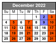 British Invasion December Schedule