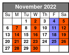 Awesome 80's November Schedule