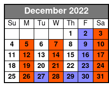 Awesome 80's December Schedule