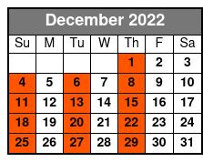 Elvis - Story Of the King December Schedule