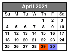 Americana Theatre Shows April Schedule