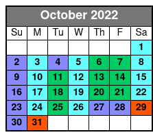 Americana Theatre Shows October Schedule