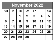 Who Dunnit Hoedown Dinner Show November Schedule