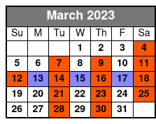 Who Dunnit Hoedown Dinner Show March Schedule