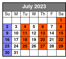 Who Dunnit Hoedown Dinner Show July Schedule