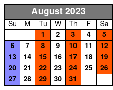 Who Dunnit Hoedown Dinner Show August Schedule
