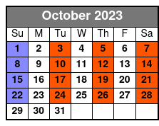 Who Dunnit Hoedown Dinner Show October Schedule