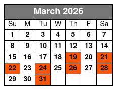 Who Dunnit Hoedown Dinner Show March Schedule