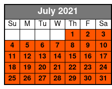 WonderWorks All Access Pass July Schedule
