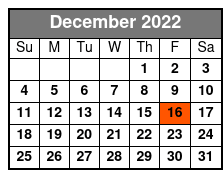 Trey Dees Dean Martin and Friends December Schedule