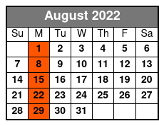 Georgina Holiday Show August Schedule
