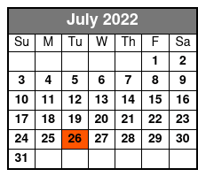 Credence Coolwater Revue July Schedule