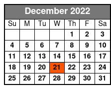 Best of Motown and More December Schedule