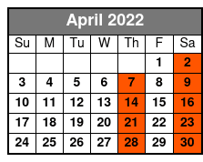 That Mentalist Guy April Schedule