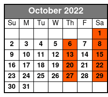 That Mentalist Guy October Schedule