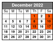 That Mentalist Guy December Schedule