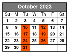 That Mentalist Guy October Schedule