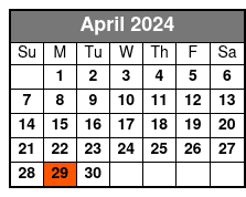 Dean Z The Ultimate Elvis April Schedule