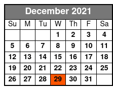 Dean Z Rockin' Christmas December Schedule
