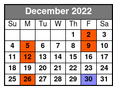 Dean Z The Ultimate Elvis December Schedule