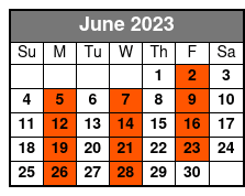 Shepherd's Chuckwagon Dinner Show June Schedule