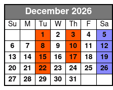 An Old Trail Christmas Chuckwagon Show December Schedule