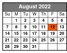 Back To the Bee Gees August Schedule