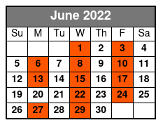 ReVibe Show Only June Schedule