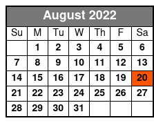 Funny Farm Dinner Feud August Schedule