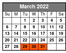Presleys' Country Jubilee Regular Seating March Schedule